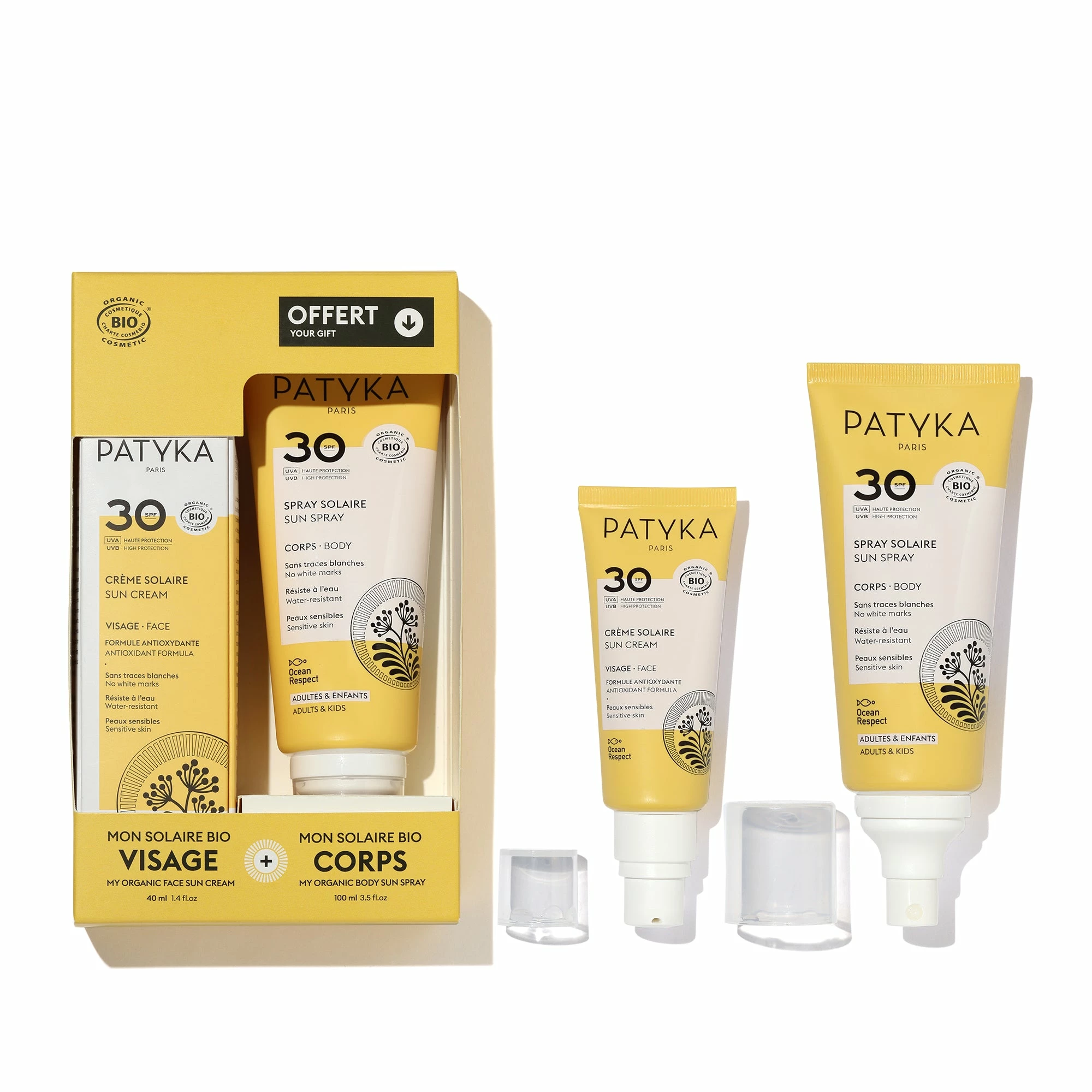 Coffret Solaire SPF30 Visage & Corps 3 Coffret Solaire SPF30 Visage & Corps