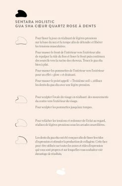 Gua Sha Cœur Quartz Rose à Dents -Dermalogica Soldes Gua sha coeur quartz rose a dents FR